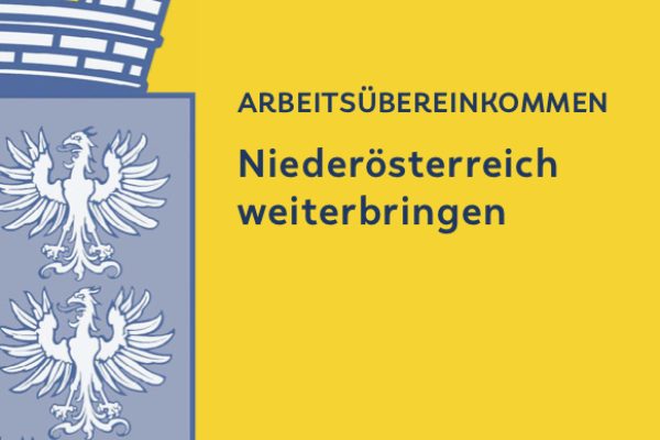 Ausschnitt Arbeitsübereinkommen Niederösterreich