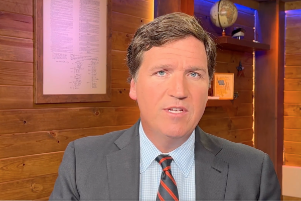 Tucker Carlson, Videoausschnitt. Quelle Twitter, @TuckerCarlson