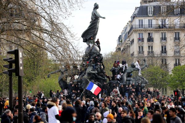 Paris, Proteste gegen die Rentenreform Foto: Hannes Henkelmann